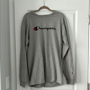 Champion Gray Long Sleeve Tee